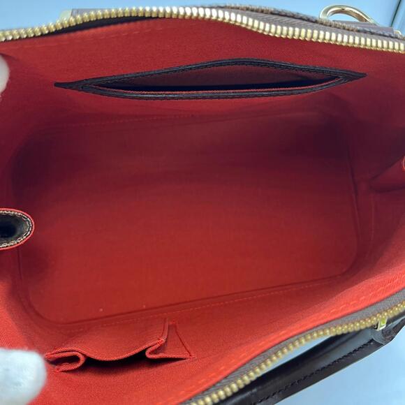 LOUIS VUITTON Authentic Brown Damier Canvas Alma PM Bag - Picture 8 of 10